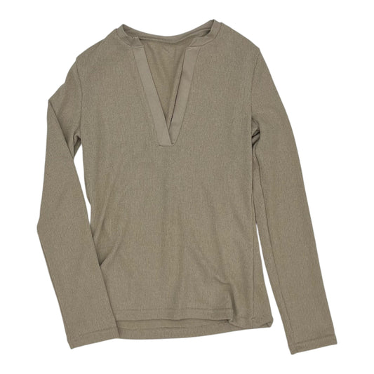 Top Ls By Clothes Mentor In Tan, Size:M
