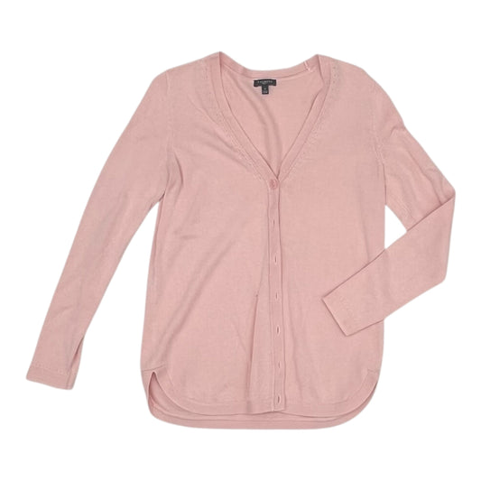 Sweater Cardigan By Talbots In Pink, Size:Sp