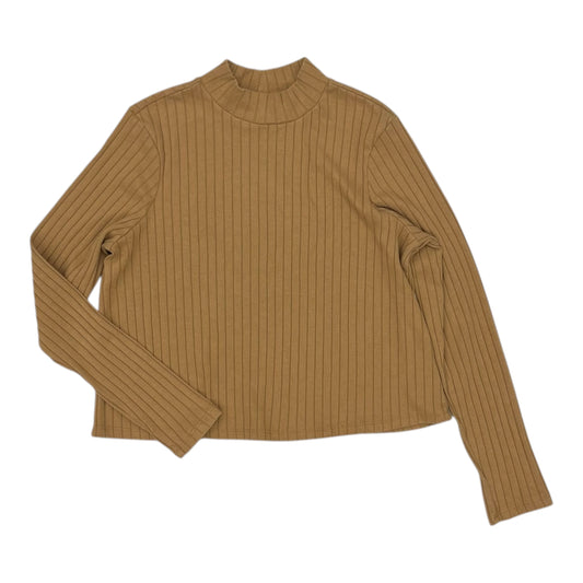 Top Ls By Old Navy In Tan, Size:L