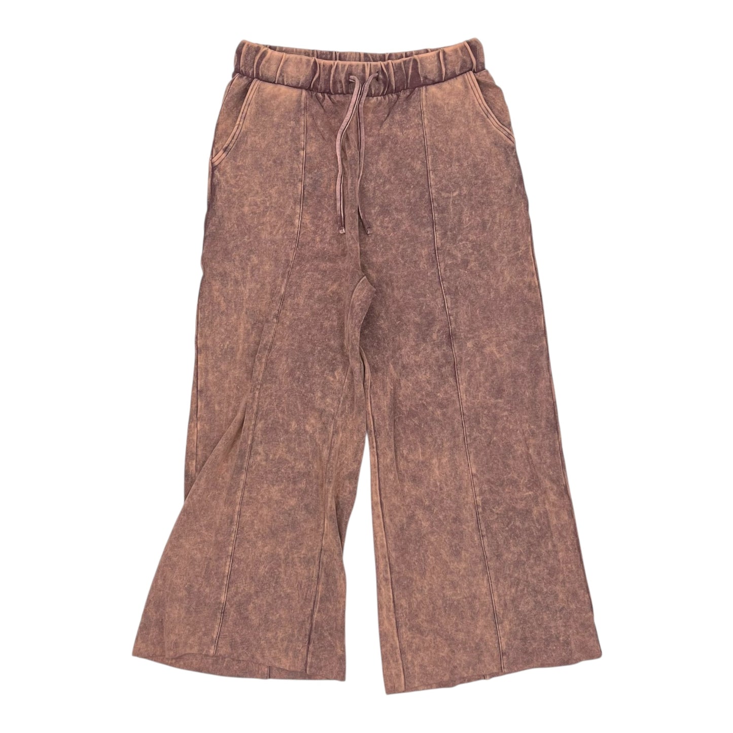 Pants Lounge By Zenana In Pink, Size:L