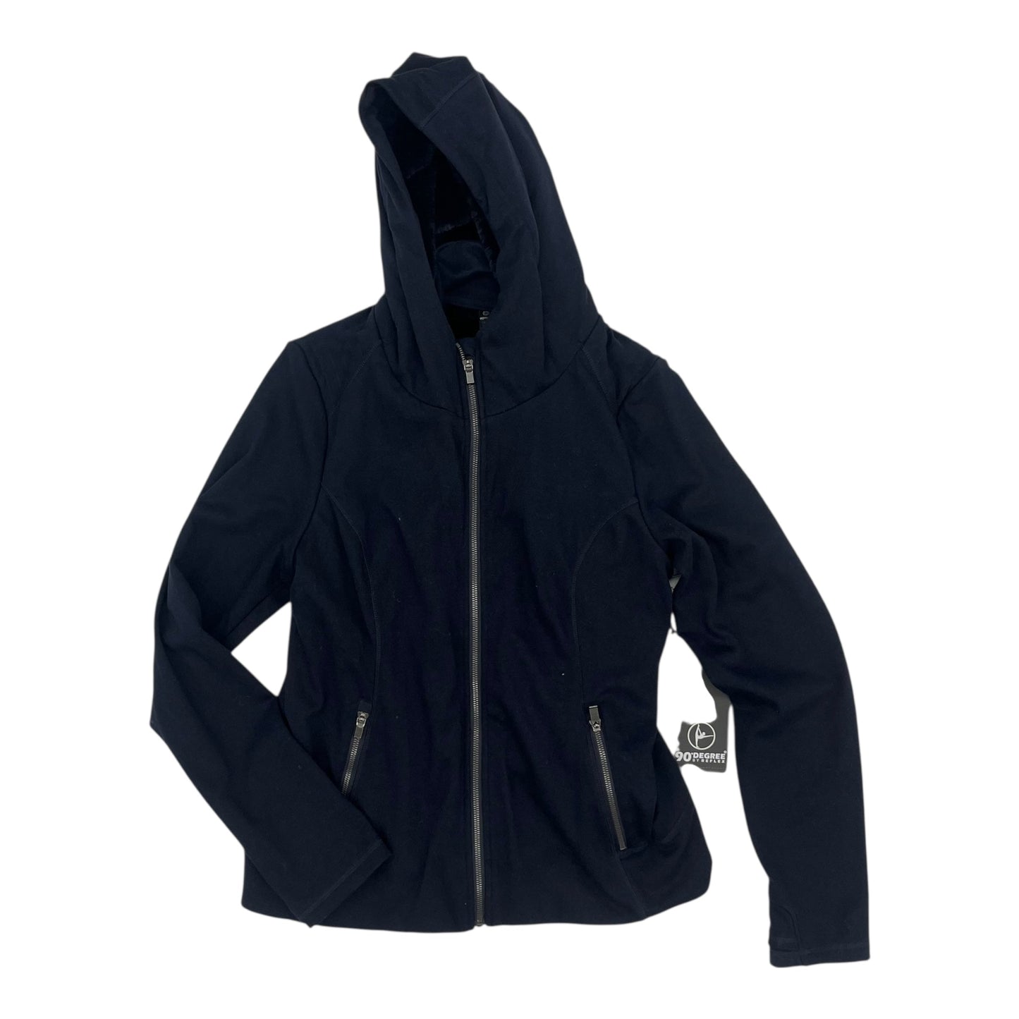 Athletic Jacket By 90 Degrees By Reflex In Navy, Size:Xl