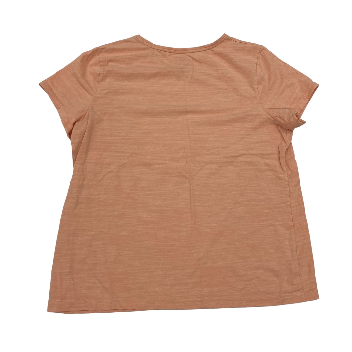 ORANGE TOP SS BASIC by CROFT AND BARROW Size:XL