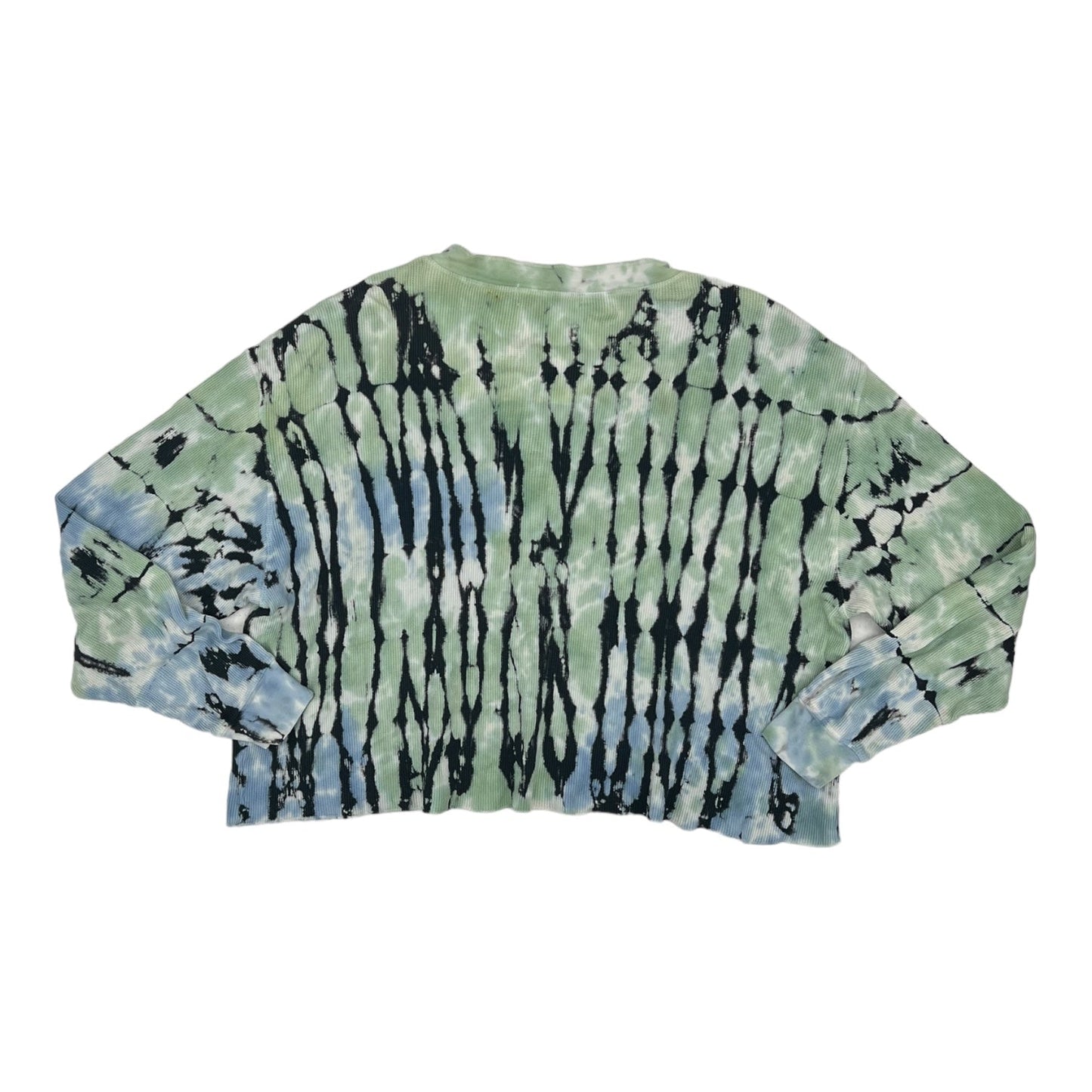 TIE DYE PRINT TOP LS by FREE PEOPLE Size:XL