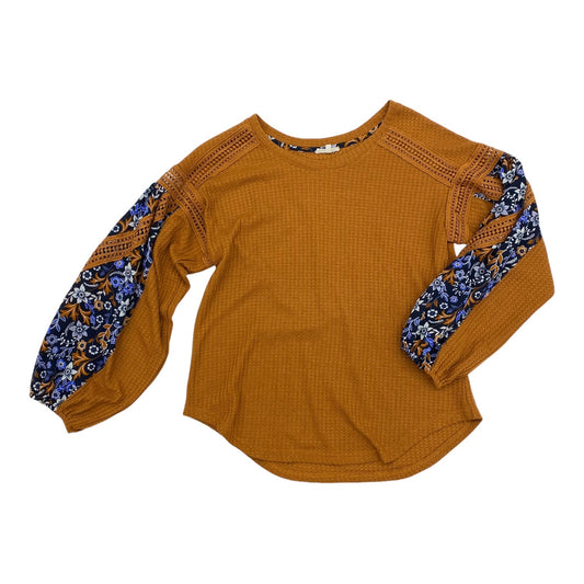 Top Ls By La Miel In Orange, Size:M