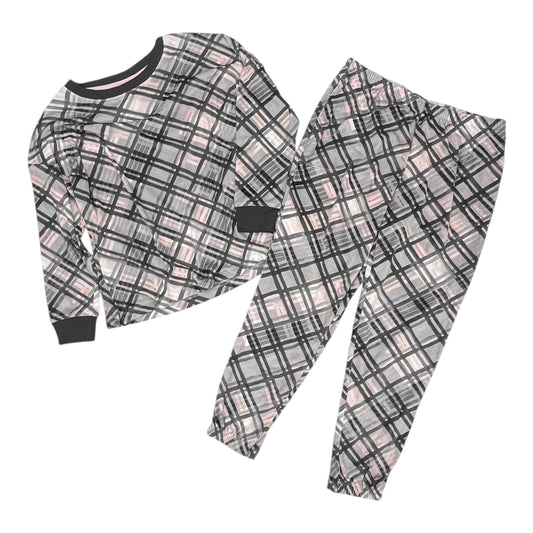 Pajamas 2Pc By Joyspun In Grey & Pink, Size:L