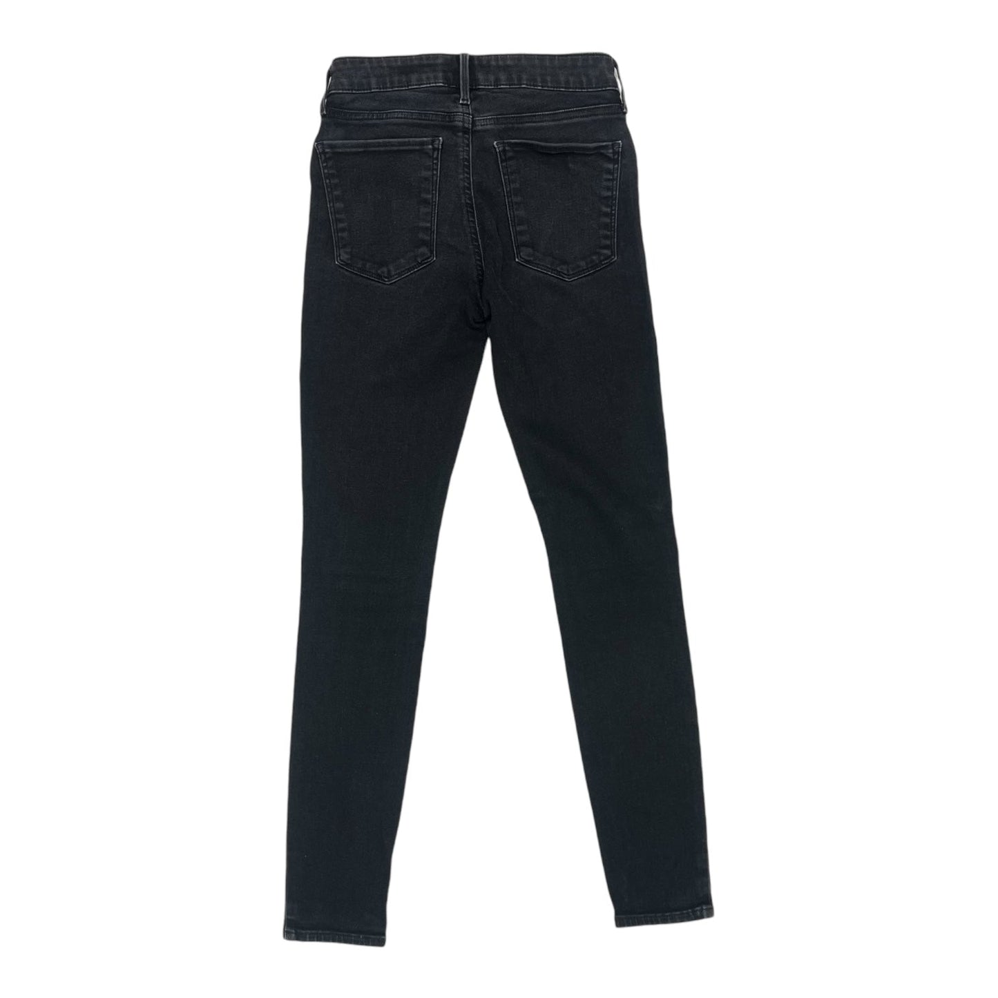 Jeans Skinny By Lucky Brand In Black Denim, Size:0