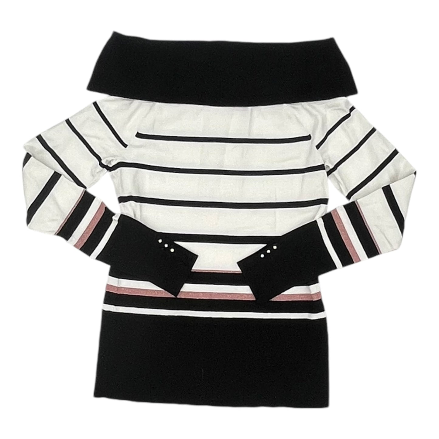 Sweater By White House Black Market In Black & White, Size:Xs