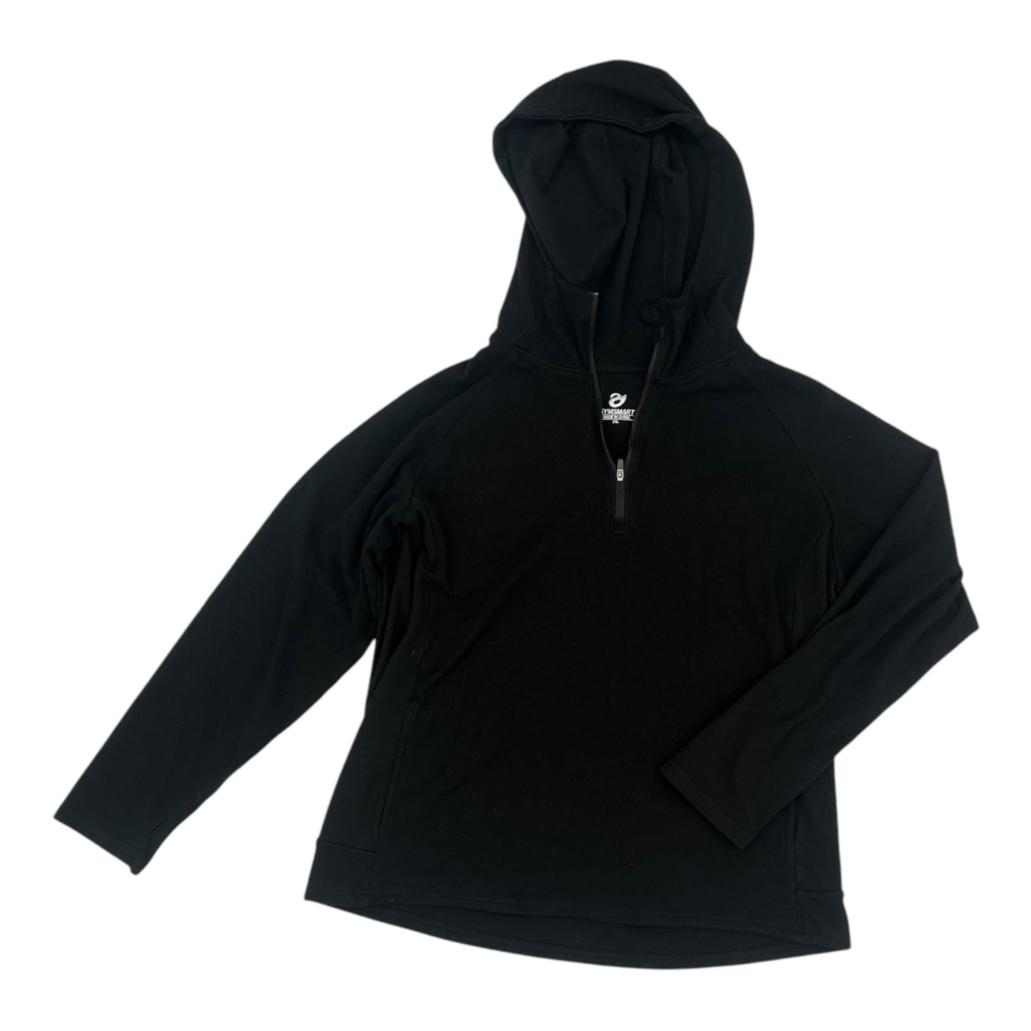 Athletic Top Ls Collar By Clothes Mentor In Black, Size:2X