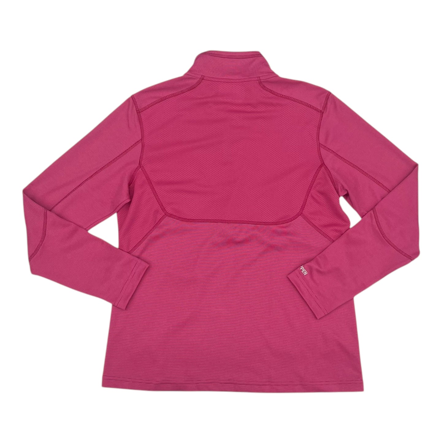 Athletic Top Ls Collar By Clothes Mentor In Pink, Size:Xl