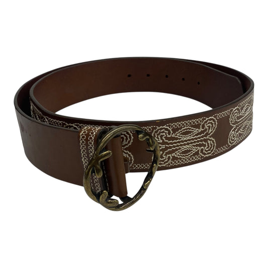 BELT LEATHER by COLDWATER CREEK in BROWN, Size:LARGE