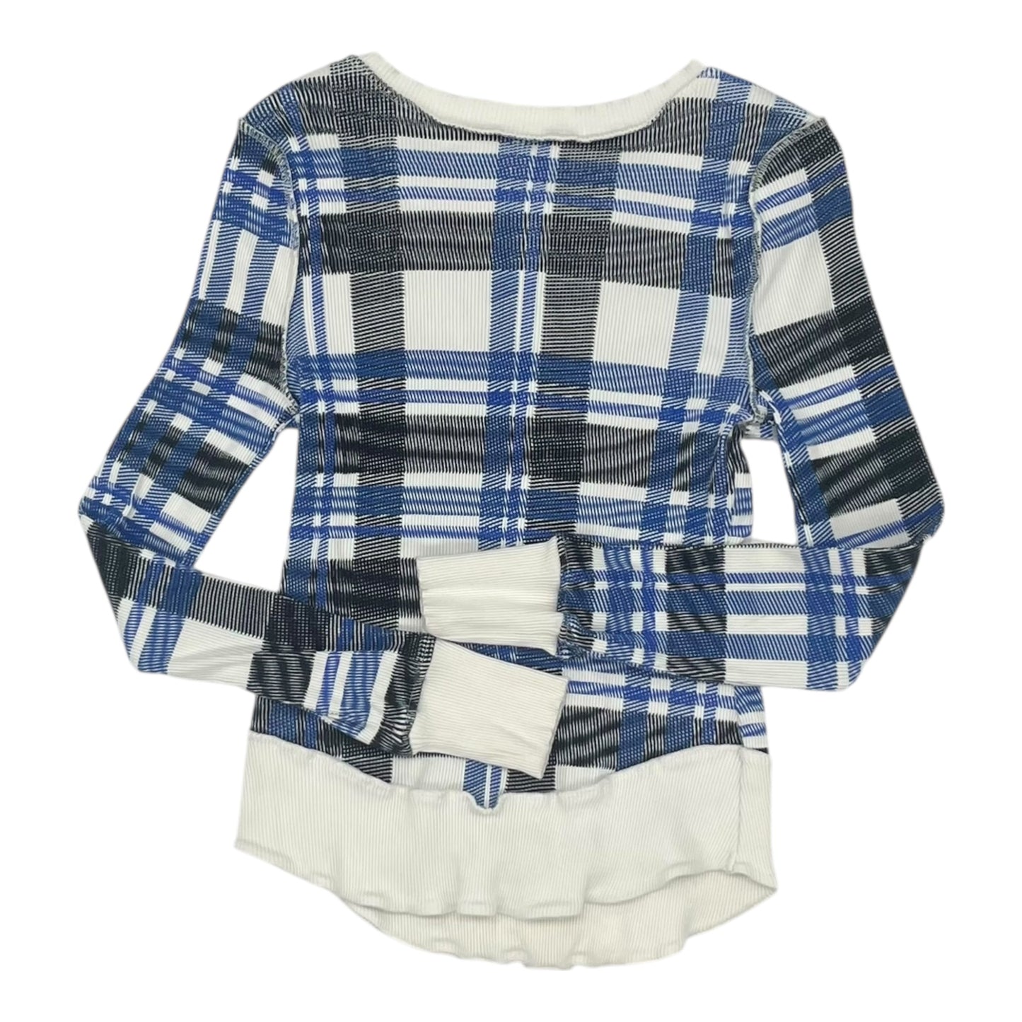 Top Ls By Free People In Blue & White, Size:L