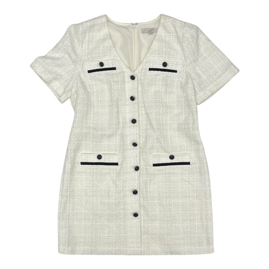 Dress Work By Loft In Black & Cream, Size:12