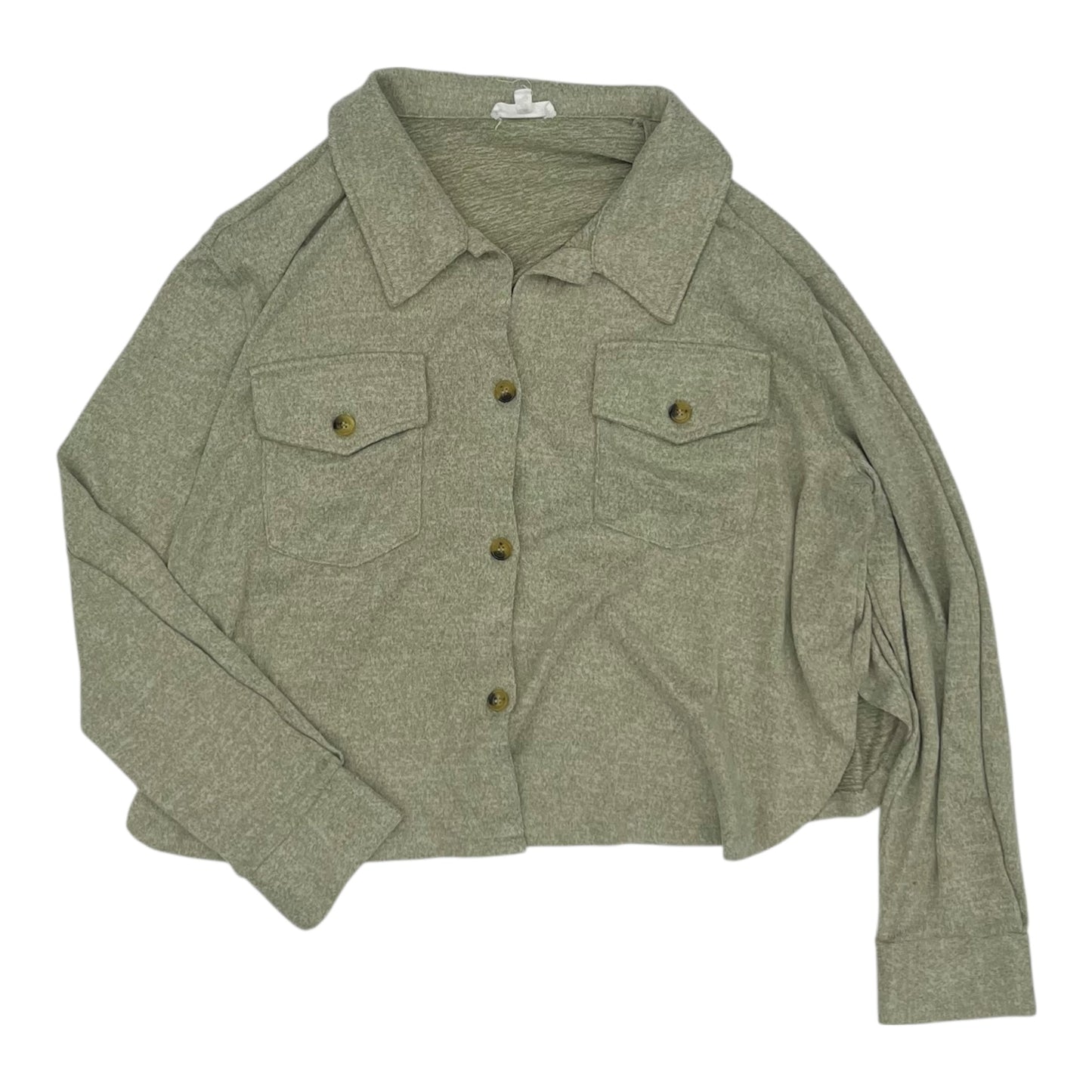 Top Ls By Clothes Mentor In Green, Size:L