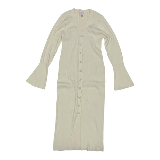 Dress Sweater By A New Day In Cream, Size:M