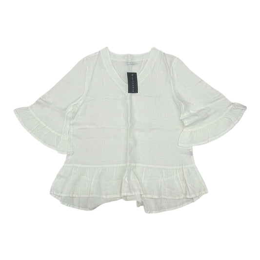 Tunic 3/4 Sleeve By Bryn Walker In White, Size:Xl