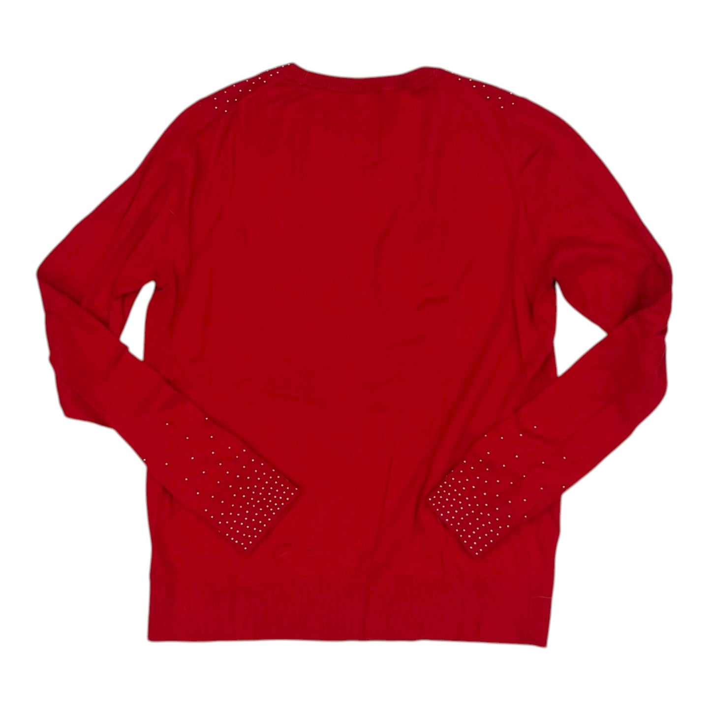 Sweater By Ann Taylor In Red, Size:M