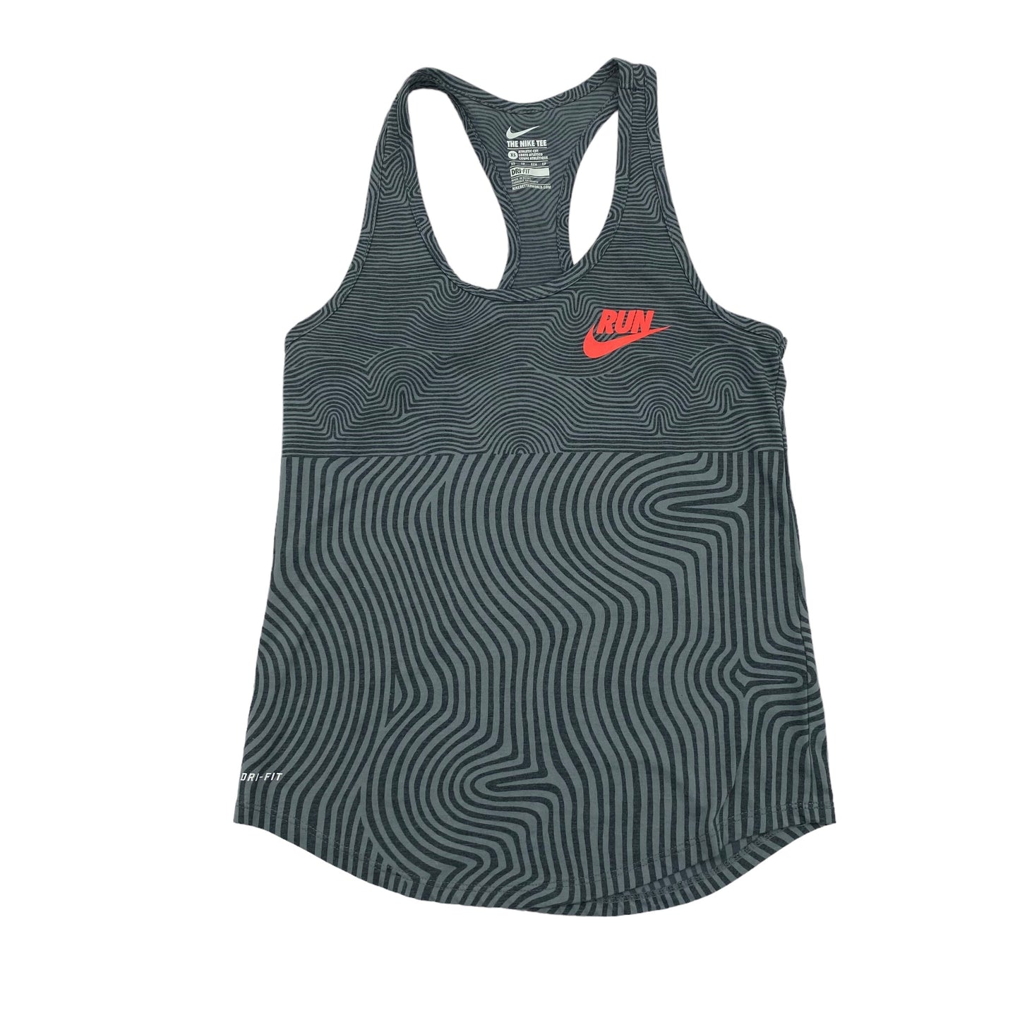 GREY ATHLETIC TANK TOP by NIKE APPAREL Size:XS