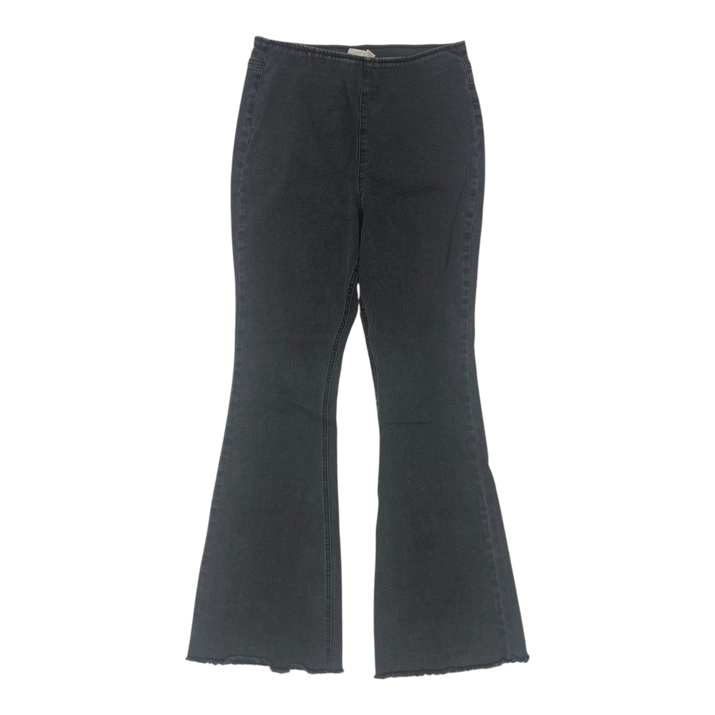 Jeans Flared By Knox Rose In Black Denim, Size:M