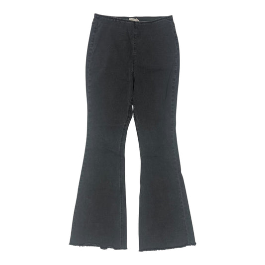 Jeans Flared By Knox Rose In Black Denim, Size:M