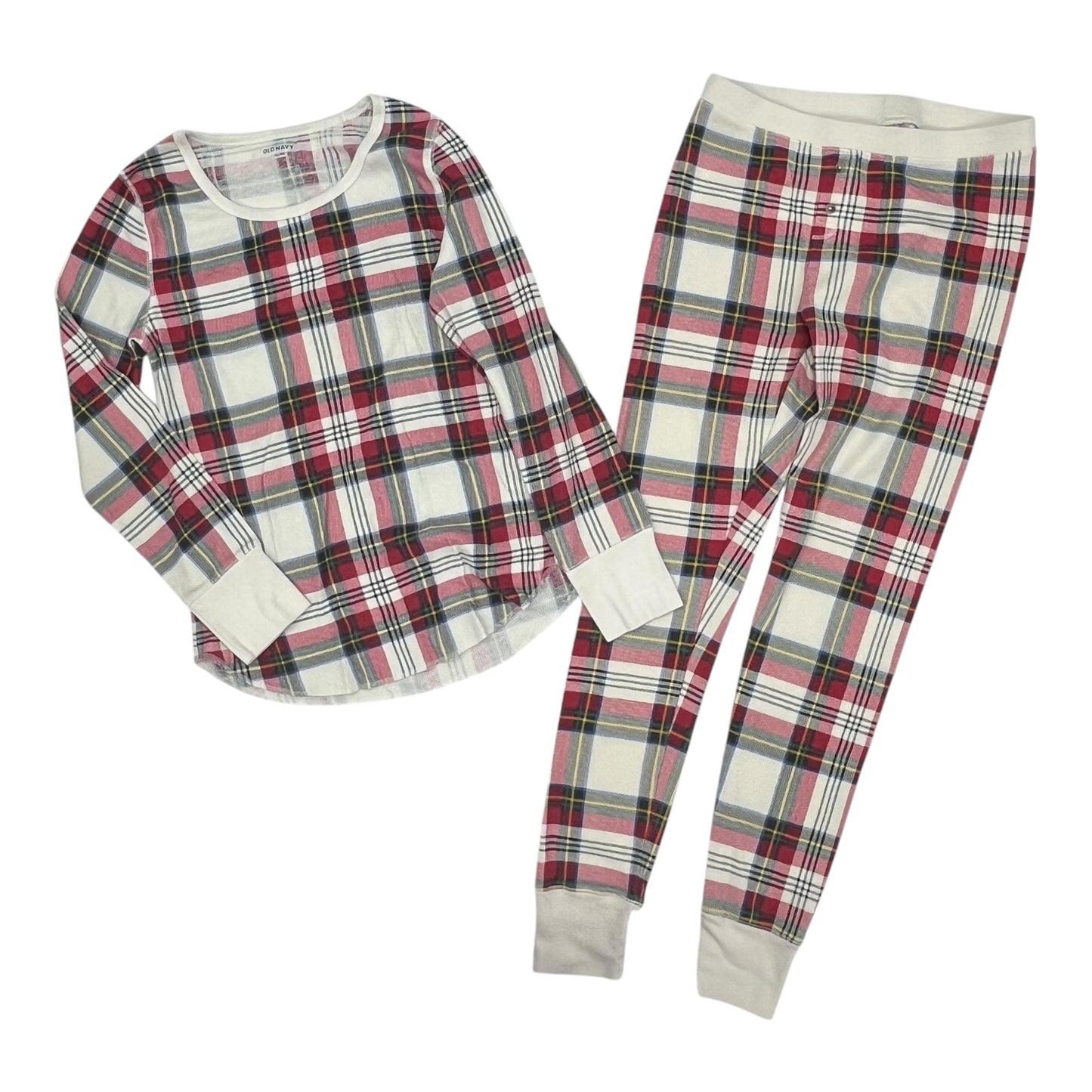 Pajamas 2Pc By Old Navy In Plaid Pattern, Size:M