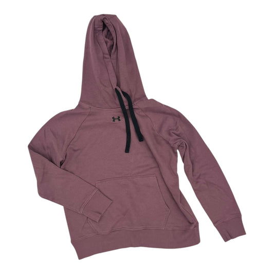 Athletic Top Ls Hoodie By Under Armour In Purple, Size:S