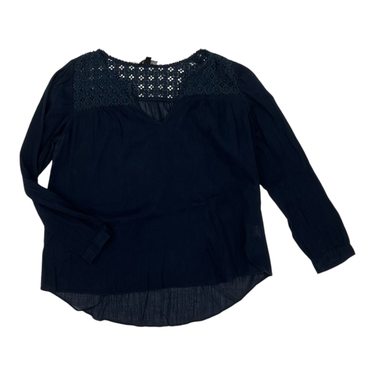 Top Ls By J. Crew In Navy, Size:M