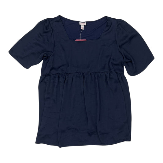 Mat Top Ss By Isabel Maternity In Navy, Size:Xxl