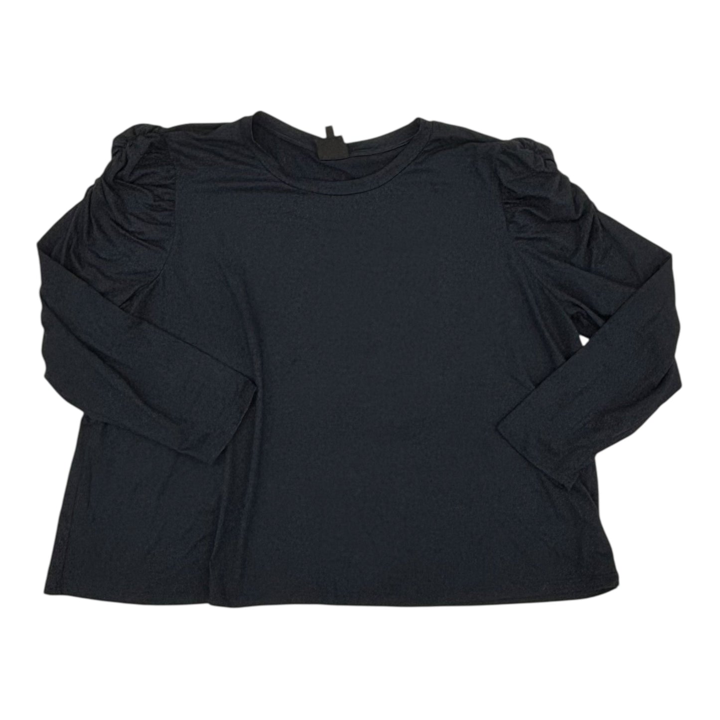 Top Ls By Bobeau In Navy, Size:3X
