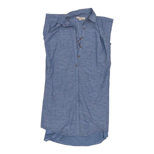 Dress Casual Short By Loft In Blue Denim, Size:S