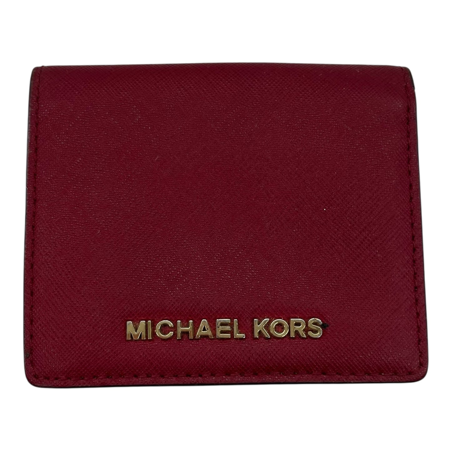 Wallet Designer By Michael Kors In Red, Size:Medium