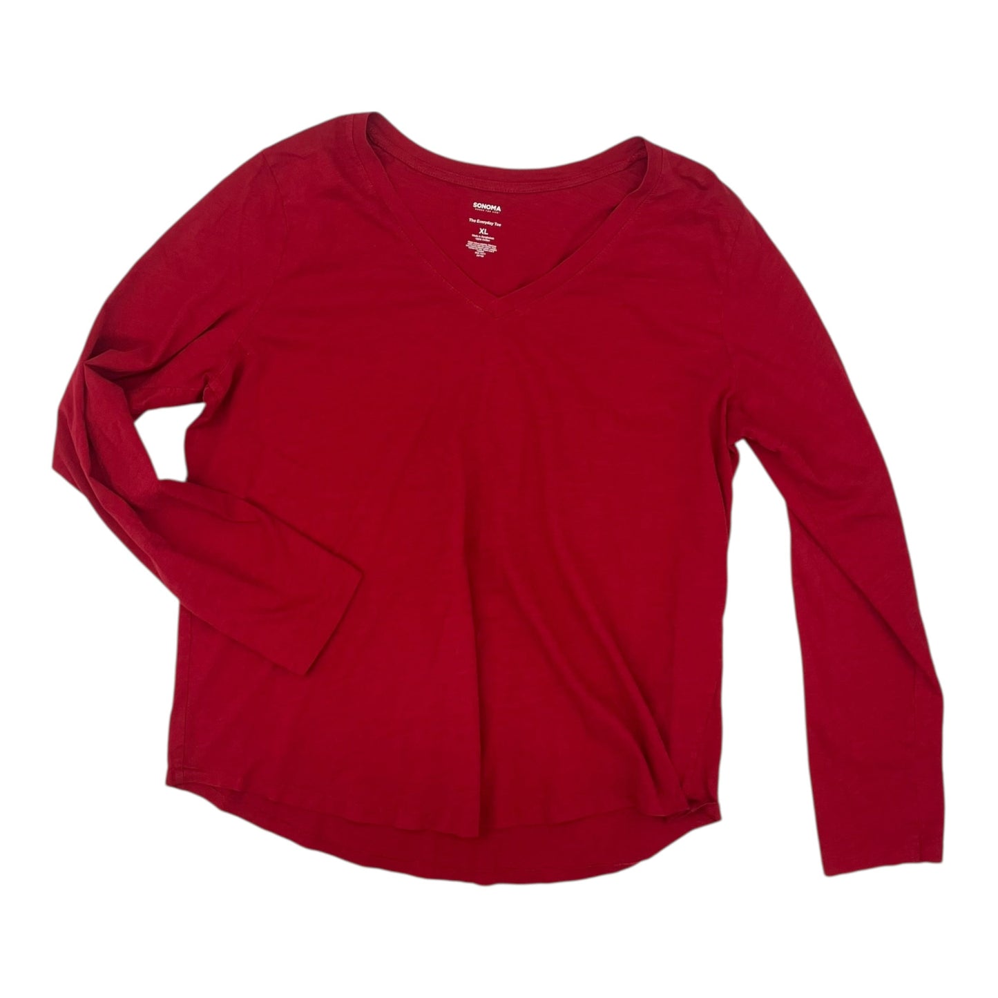 Top Ls By Sonoma In Red, Size:Xl