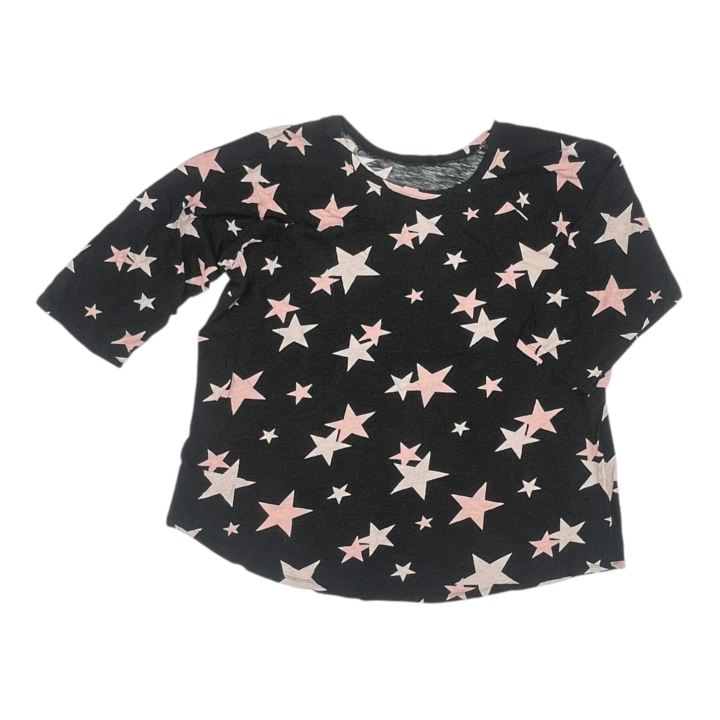 Top Ls By Torrid In Black & Pink, Size:4X