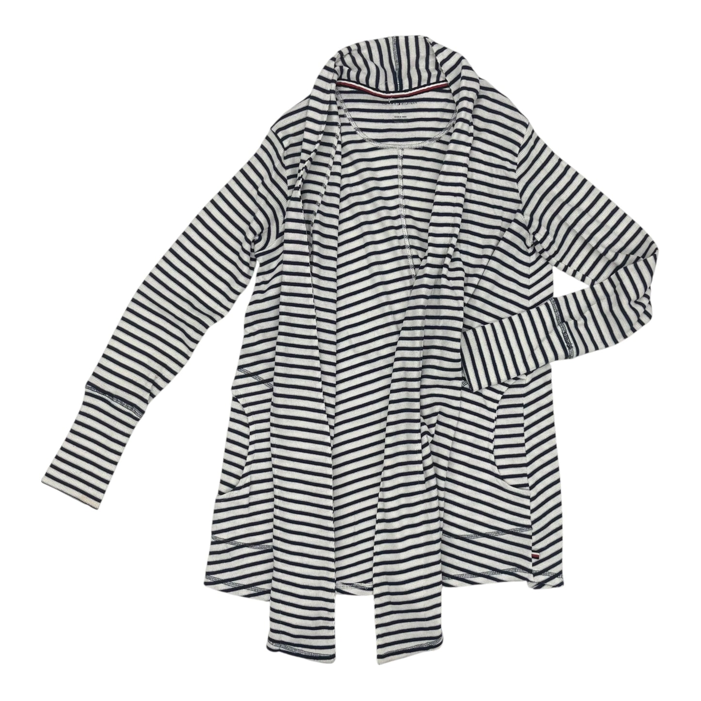 Cardigan By Tommy Hilfiger In Blue & White, Size:S