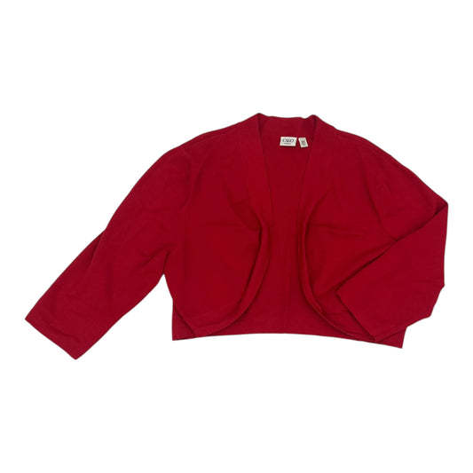 Cardigan By Cato In Red, Size:2X