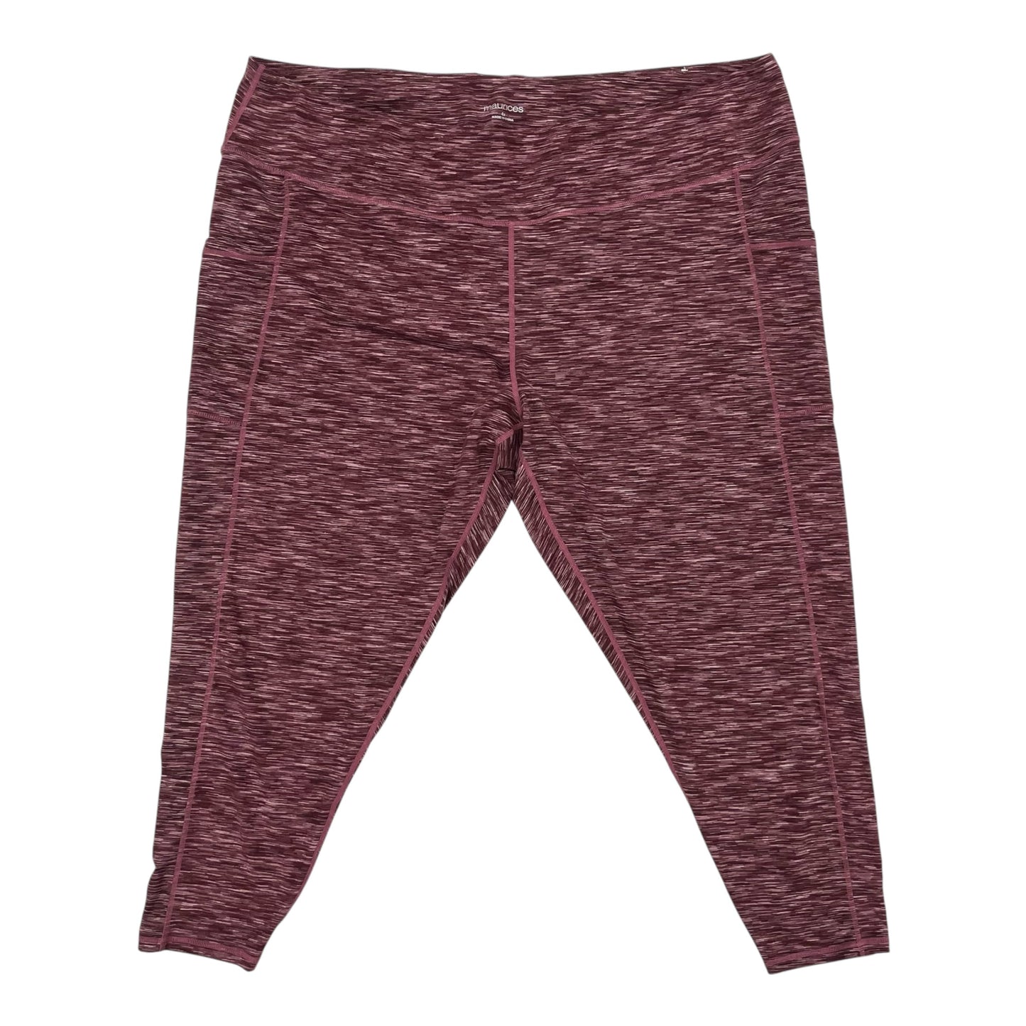 Athletic Leggings By Maurices In Purple, Size:4X