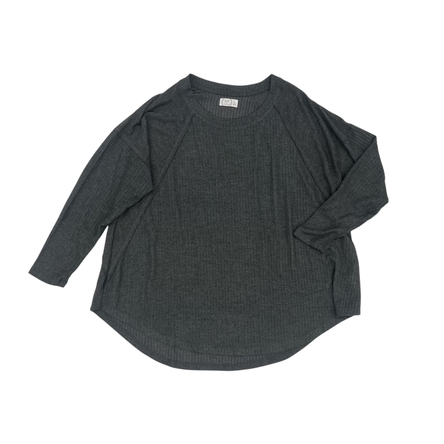 Top Ls By Maurices In Grey, Size:2X