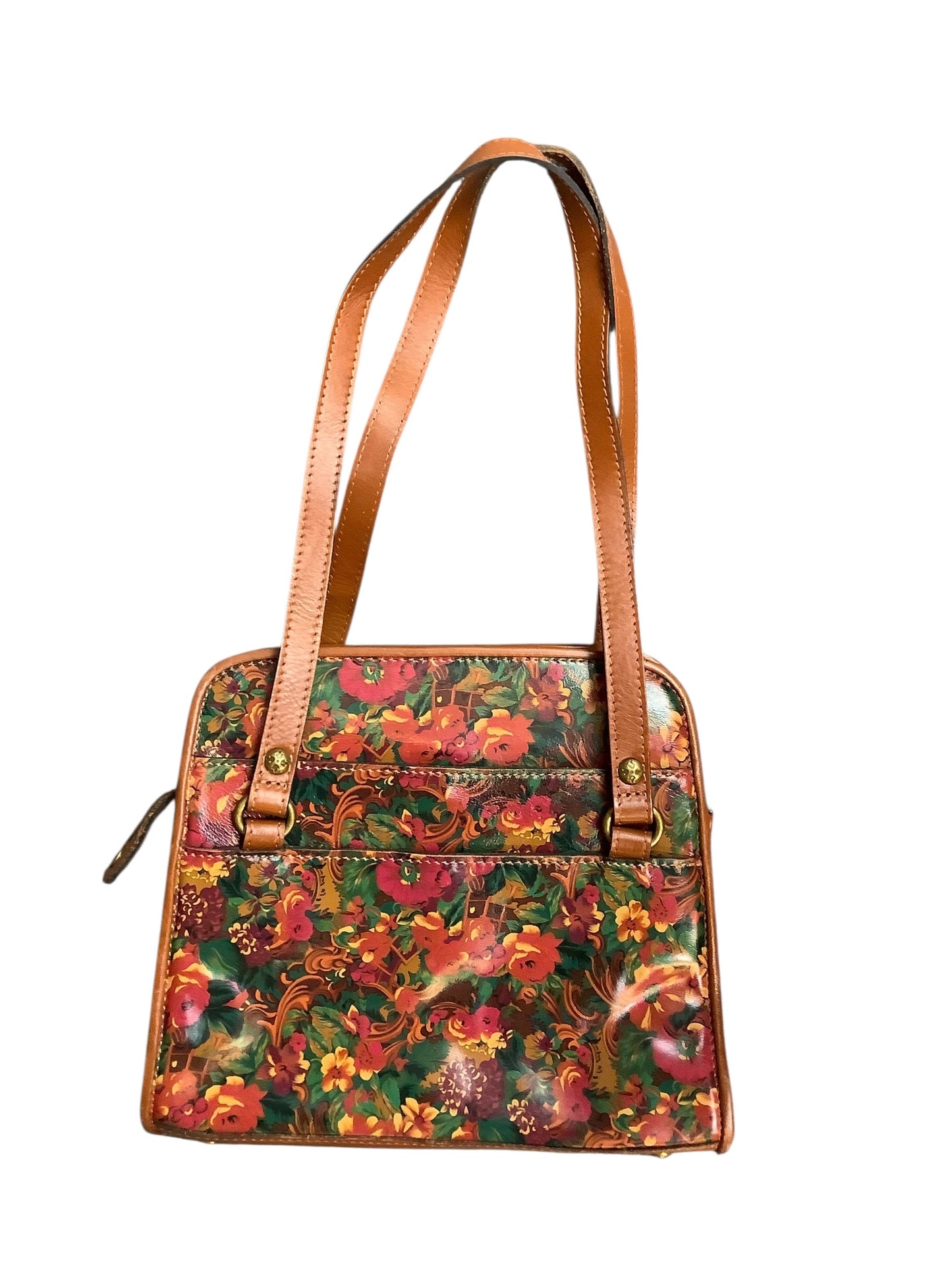 Crossbody Designer By Patricia Nash In Brown, Size:Large