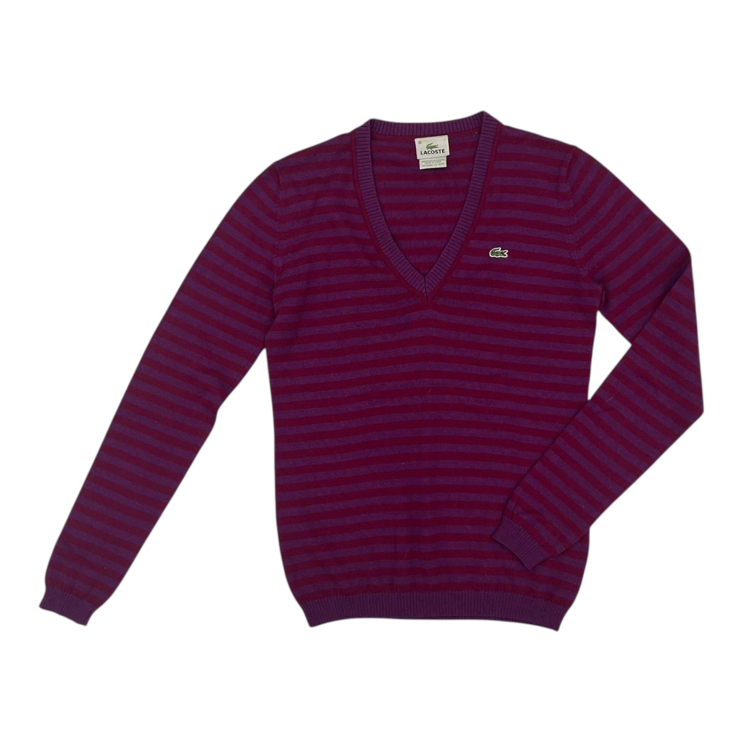 Sweater By Lacoste In Purple, Size:S