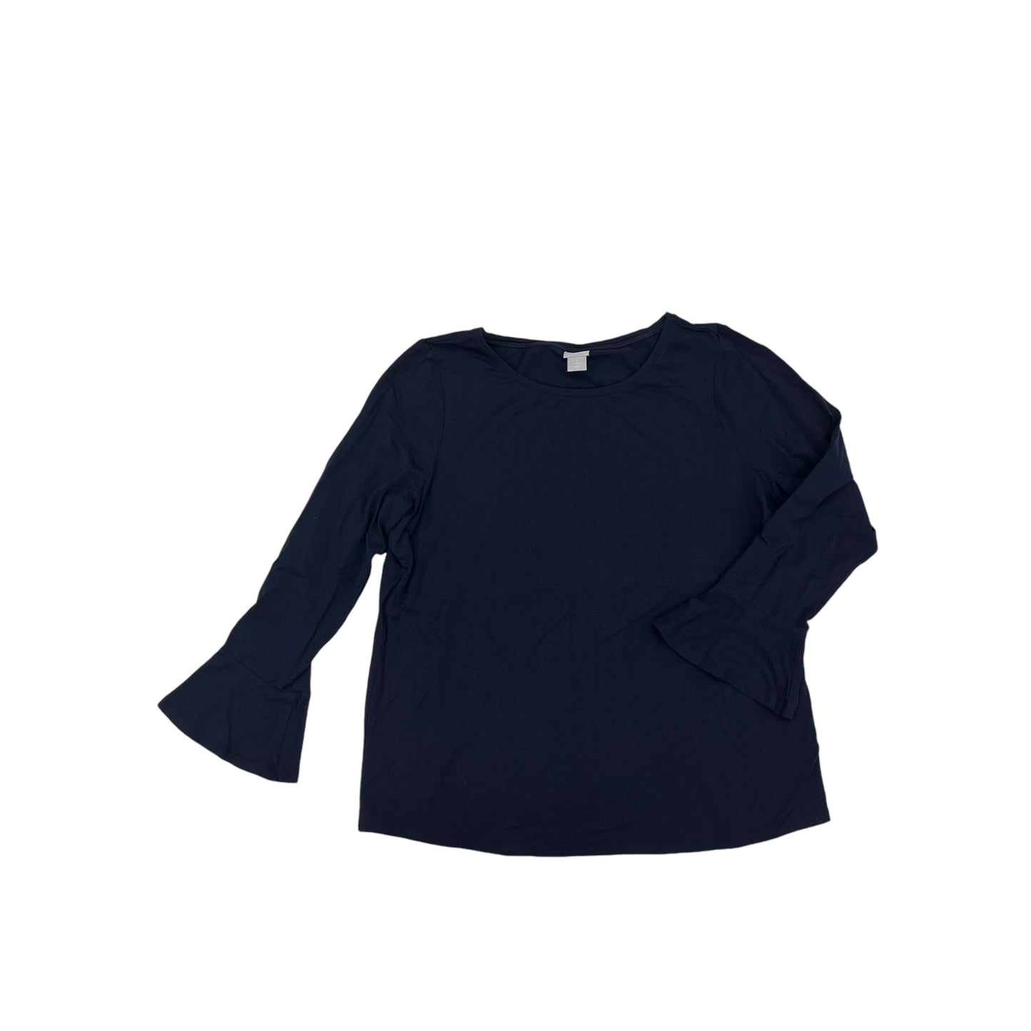 NAVY TOP LS by CHICOS Size:XL