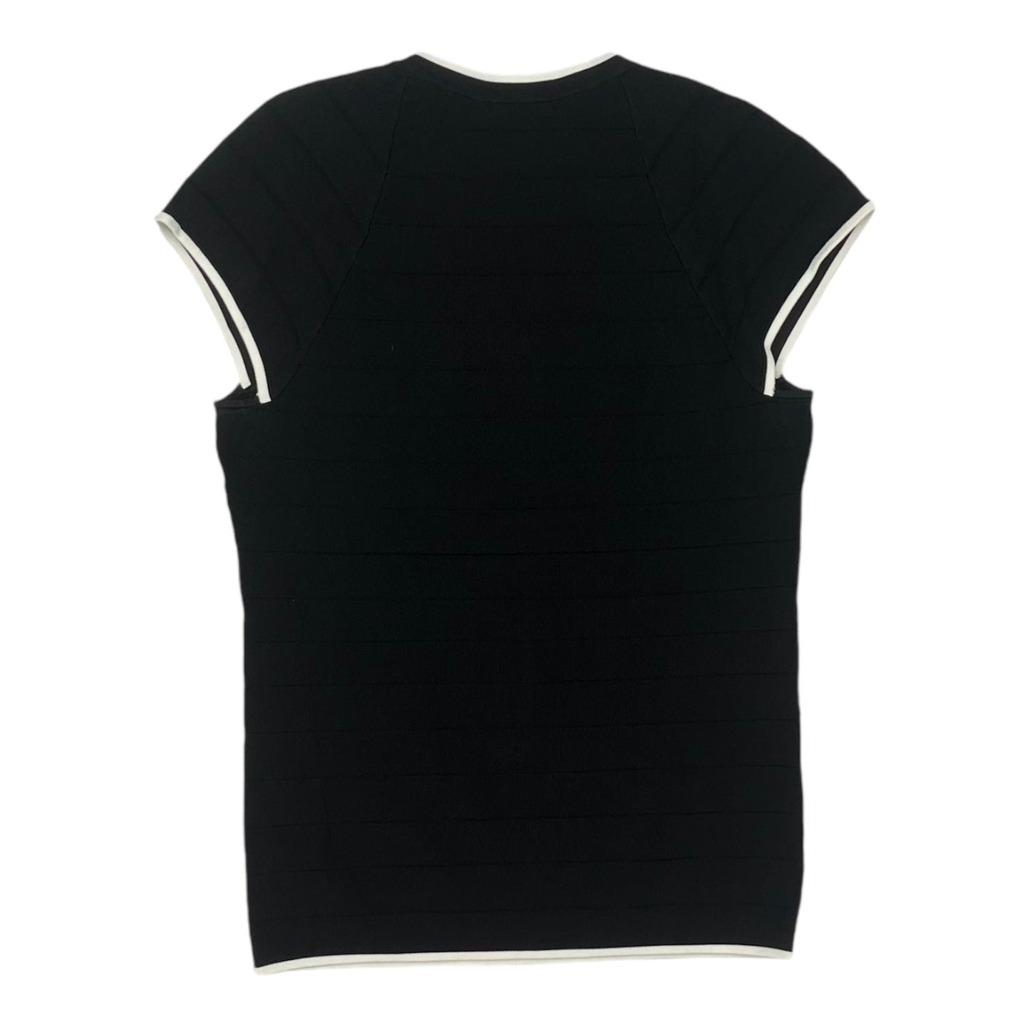 Blouse Ss By White House Black Market In Black & White, Size:L