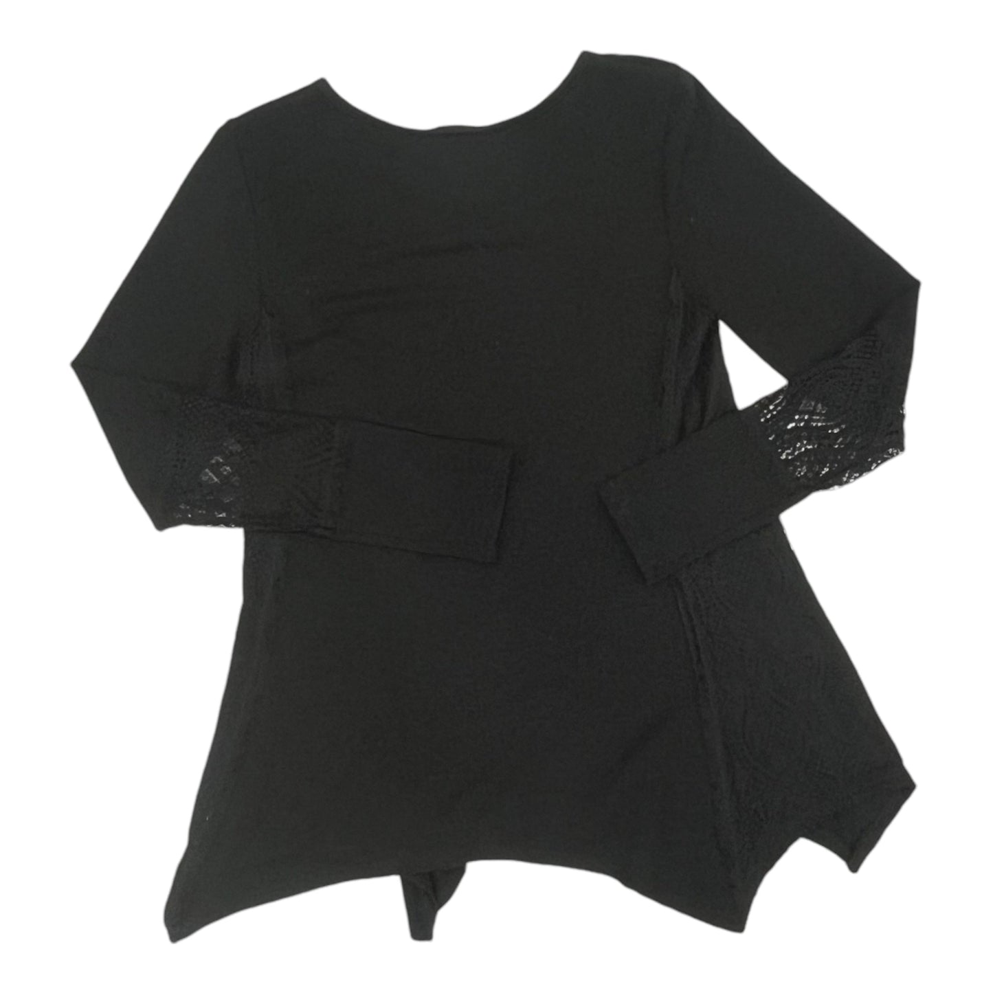 Top Ls By Faded Glory In Black, Size:S