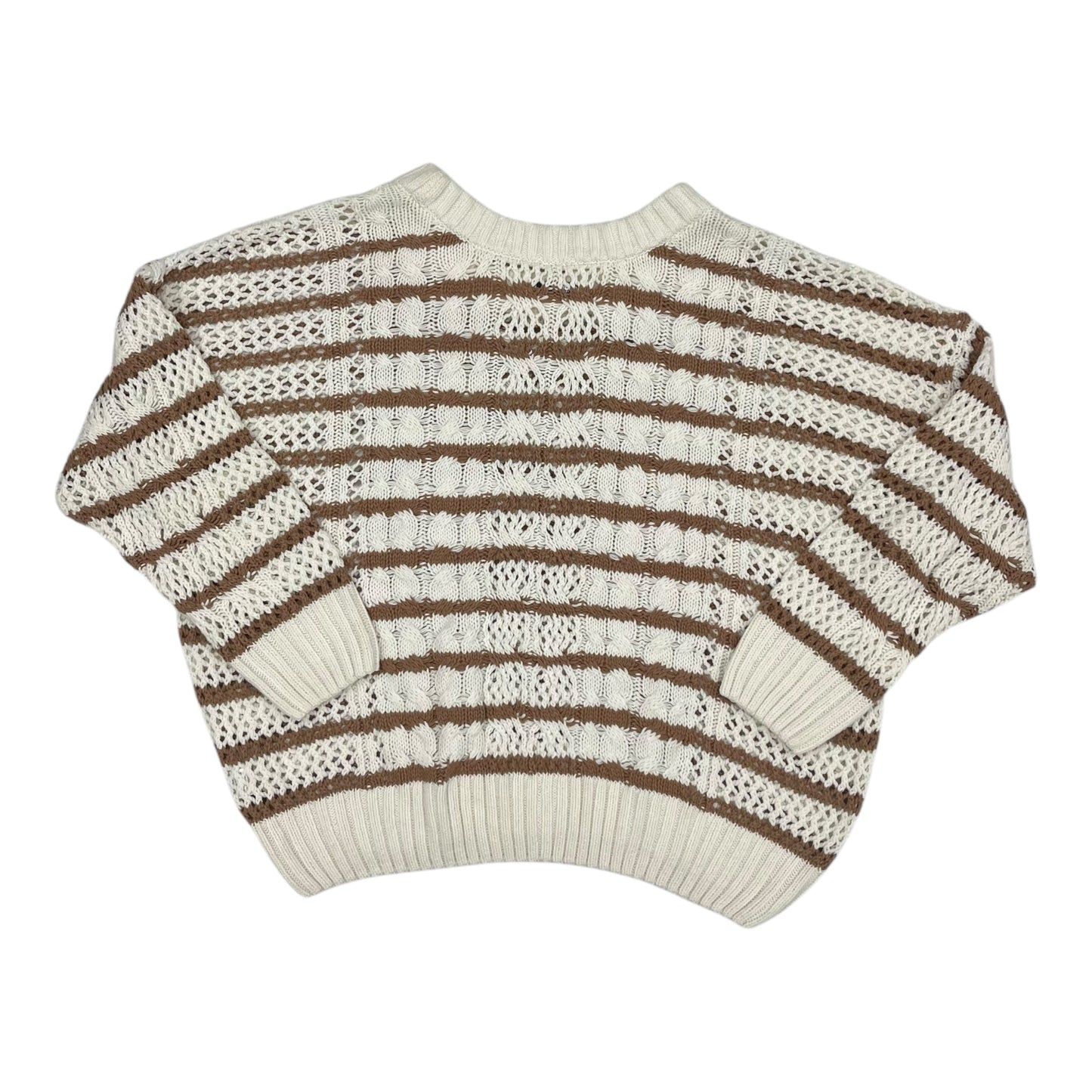 Sweater By Sonoma In Brown & Tan, Size:Xxl