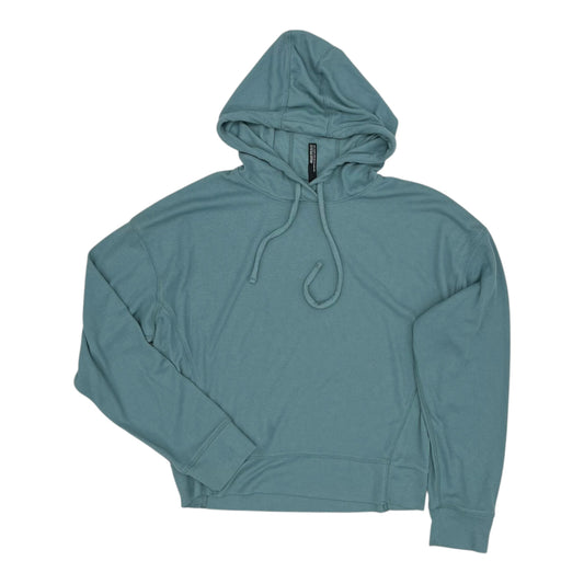 Athletic Top Ls Hoodie By Mpg In Teal, Size:S