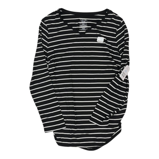 Mat Dress By Time And Tru In Striped Pattern, Size:L