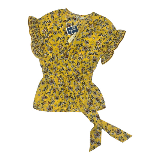 Blouse Ss By Max Studio In Yellow, Size:M