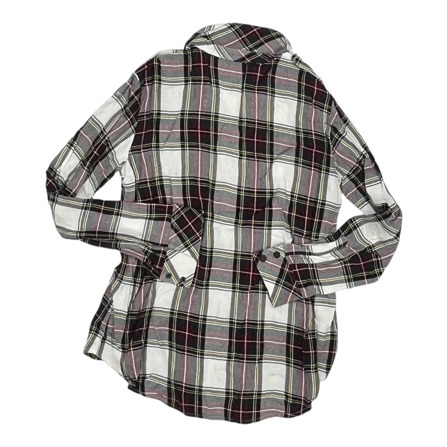 TOP LS by SANCTUARY in PLAID PATTERN, Size:XS