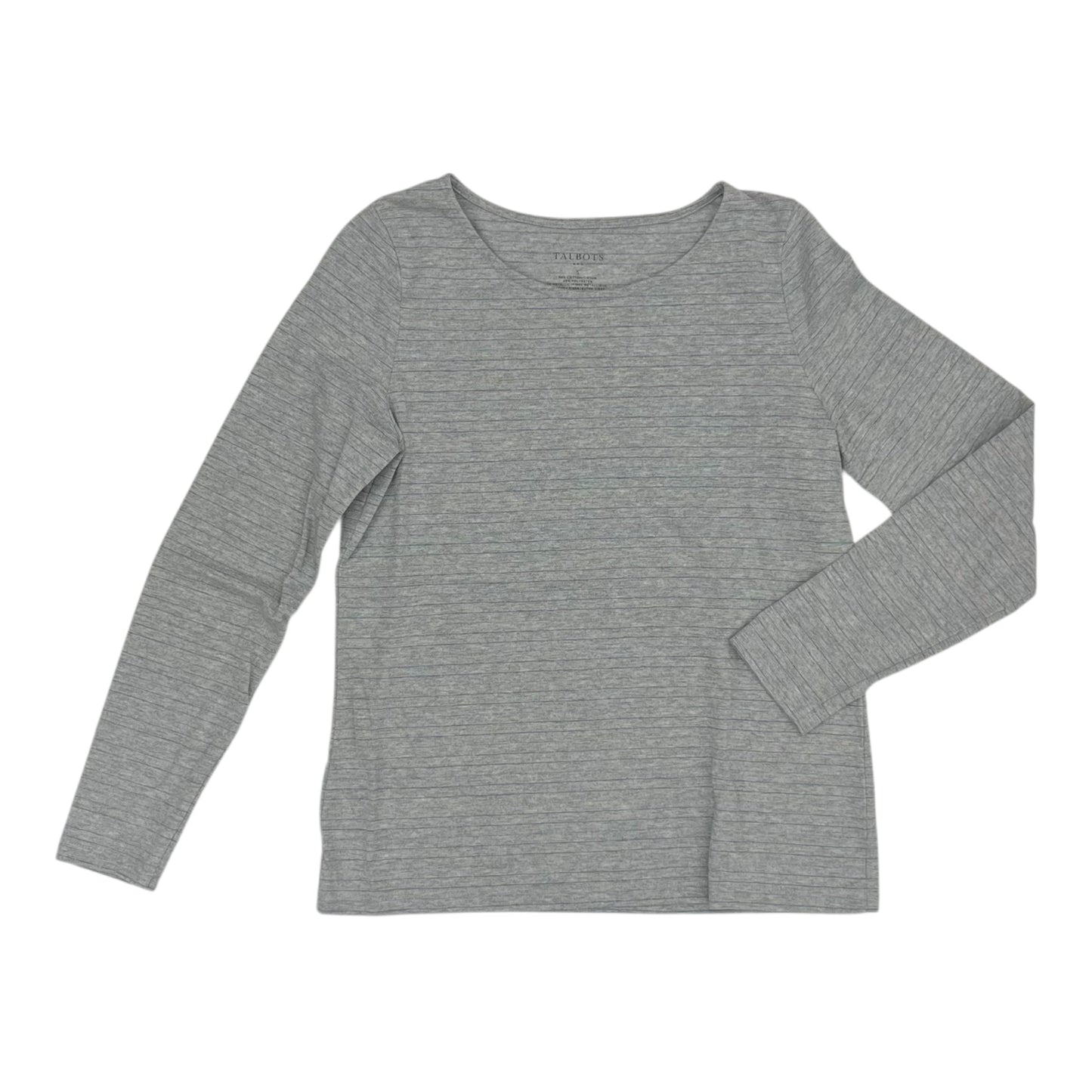 Top Ls Basic By Talbots In Grey, Size:S