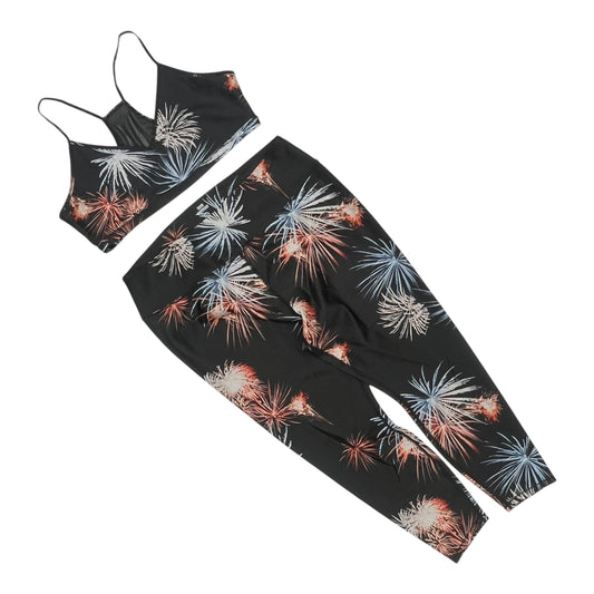 Athletic Pants 2Pc By Good American In Black, Size:3X