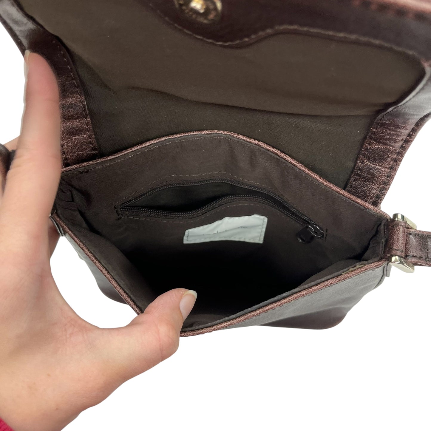 Crossbody By Liz Claiborne In Brown, Size:Small