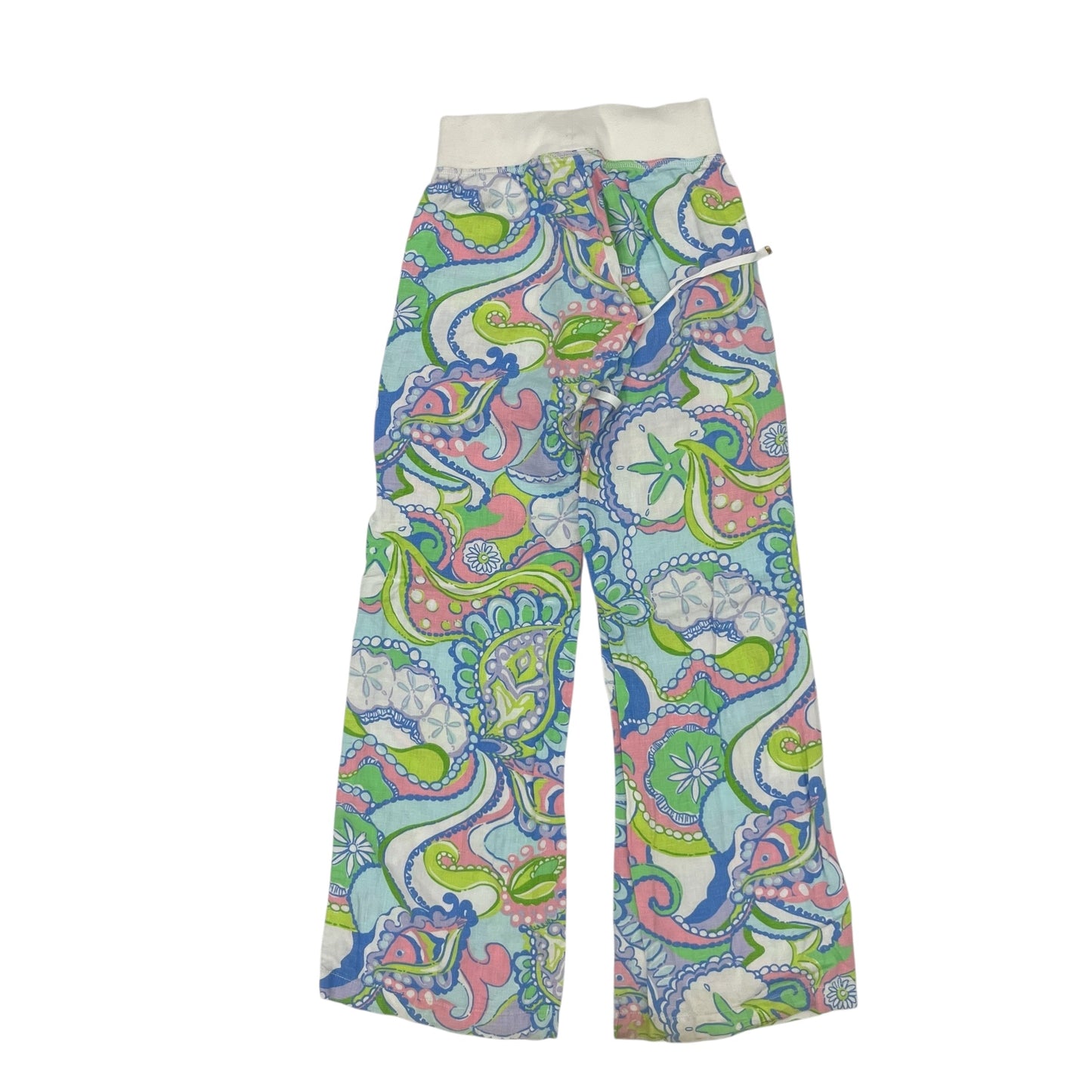 Pants Designer By Lilly Pulitzer In Blue & Green, Size:Xxs
